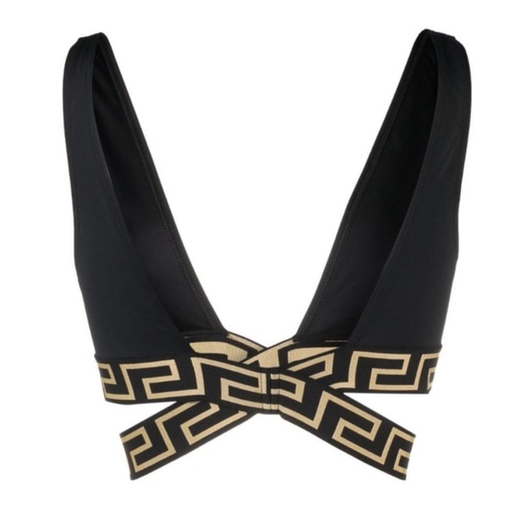 VERSACE Greca cross strap bikini top - Picture 4 of 5